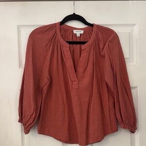 Evereve Women's Rust Blouse
